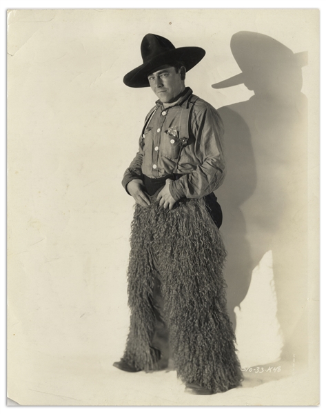 8'' x 10'' Glossy Publicity Still of Moe From the 1930 Film ''Soup to Nuts'' -- Very Good Condition